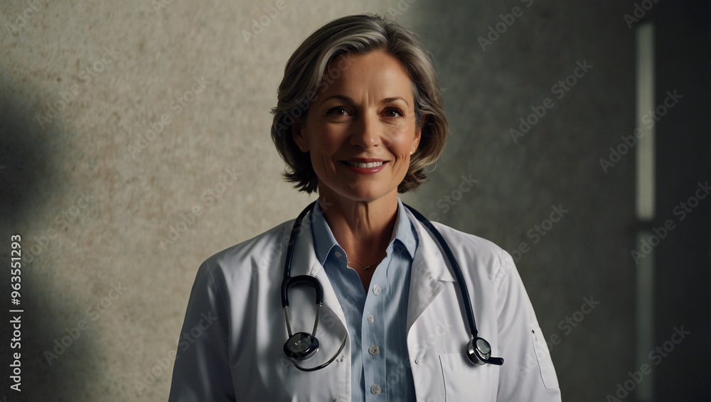 portrait of a female doctor, female senior doctor hospital medical clinic medicine health care portrait of a female doctor, female senior doctor hospital medical clinic medicine health care