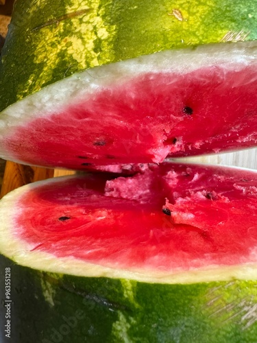 A delicious juicy tasty watermelon photo