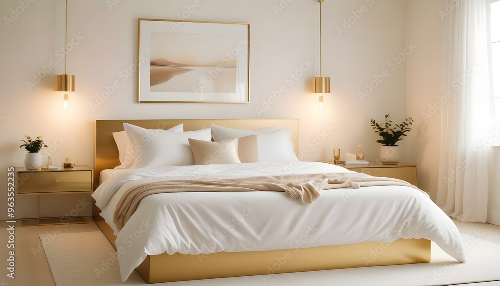 Photo interior modern design room 3d illustration