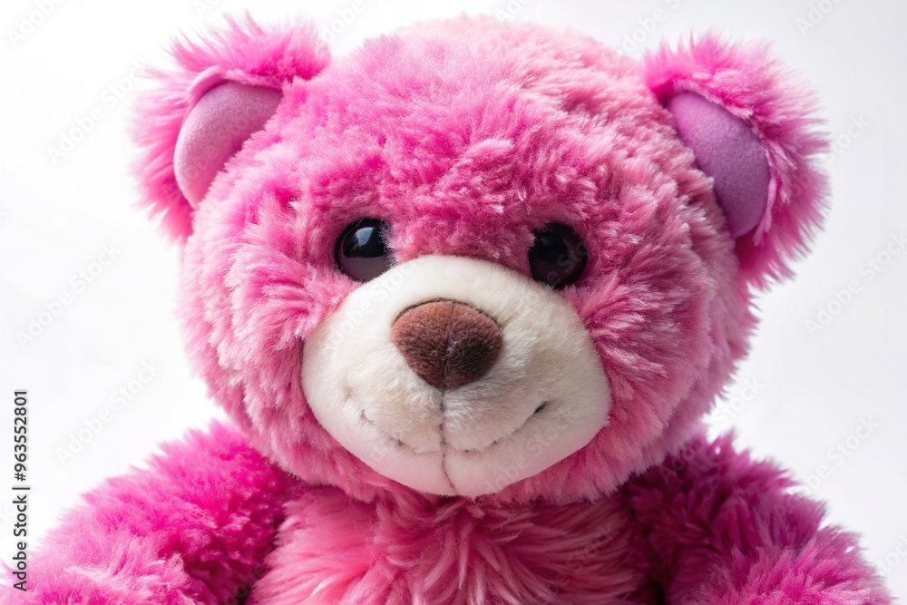 lotso, A close up shot of a soft fur plush stuffed teddy bear in cute shades of pink and magenta with a lotso expression placed on a white background as seen from a worm s eye view lotso, A close up shot of a soft fur plush stuffed teddy bear in cute shades of pink and magenta with a lotso expression placed on a white background as seen from a worm s eye view