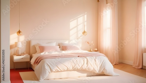 Photo interior modern design room 3d illustration