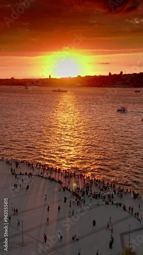 Aerial views of İstanbul city, Turkey
