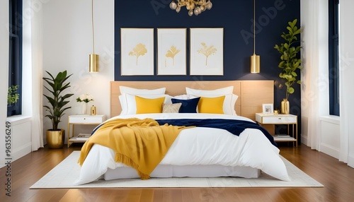 Photo interior modern design room 3d illustration