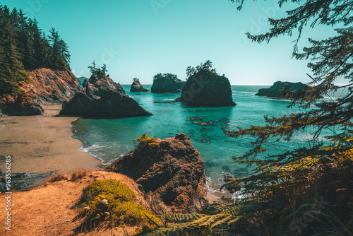 Secret Beach, Oregon. Pacific Northwest.