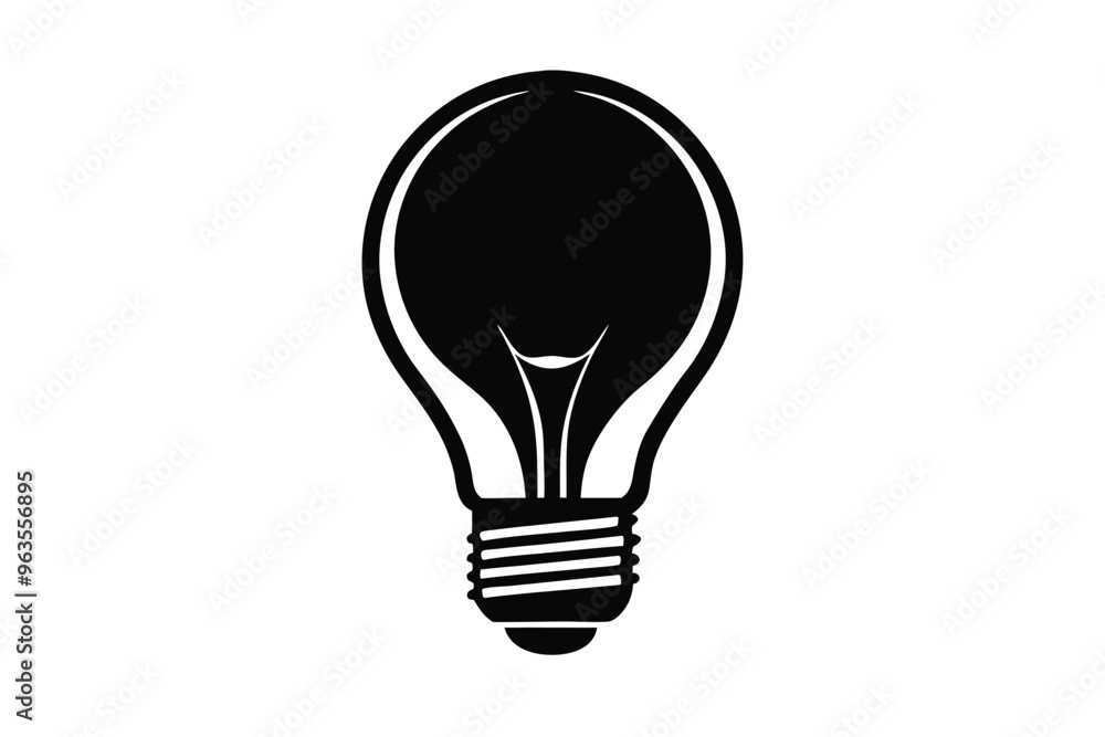 Bulb silhouette vector art.eps Bulb silhouette vector art.eps