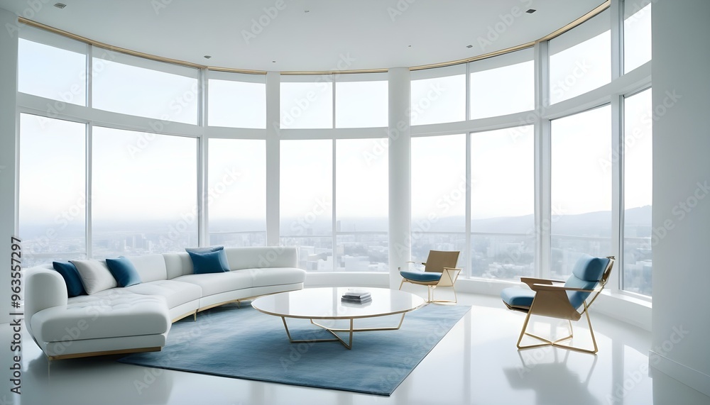 Photo interior modern design room 3d illustration Photo interior modern design room 3d illustration