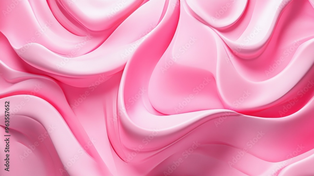 Obraz premium Abstract Pink Swirling Fabric Texture