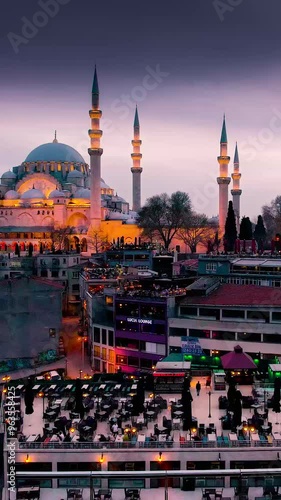 Aerial views of İstanbul city, Turkey