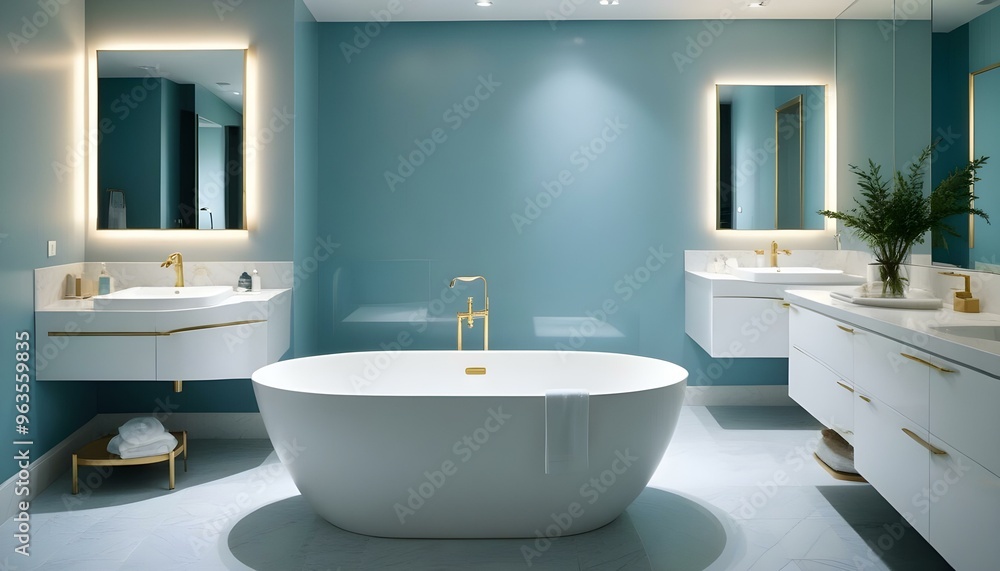 Photo interior modern design room 3d illustration Photo interior modern design room 3d illustration
