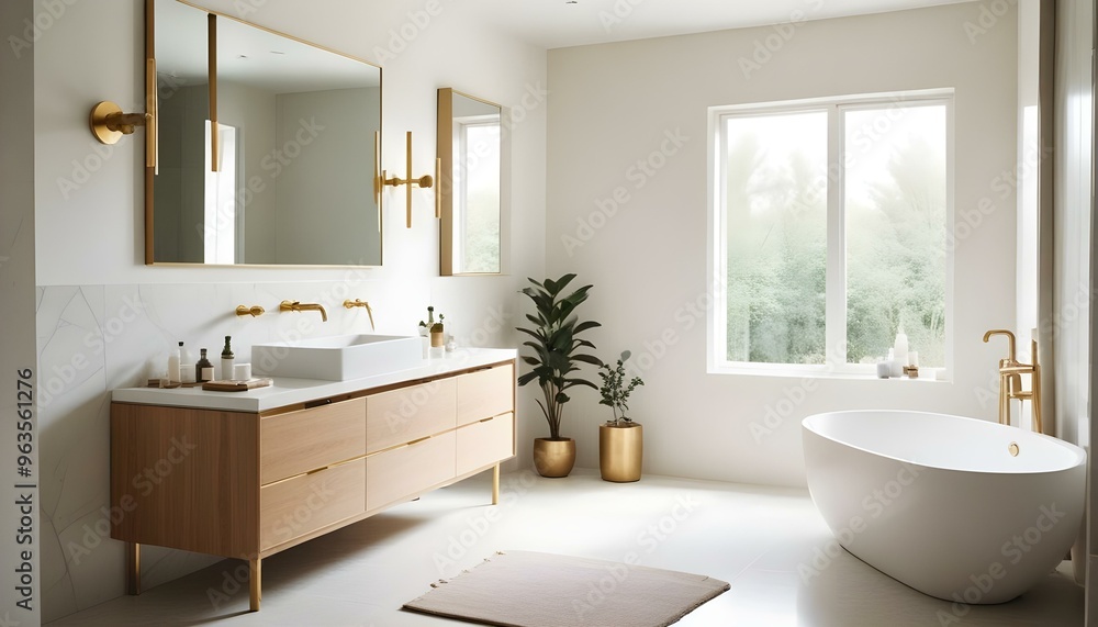 Photo interior modern design room 3d illustration Photo interior modern design room 3d illustration
