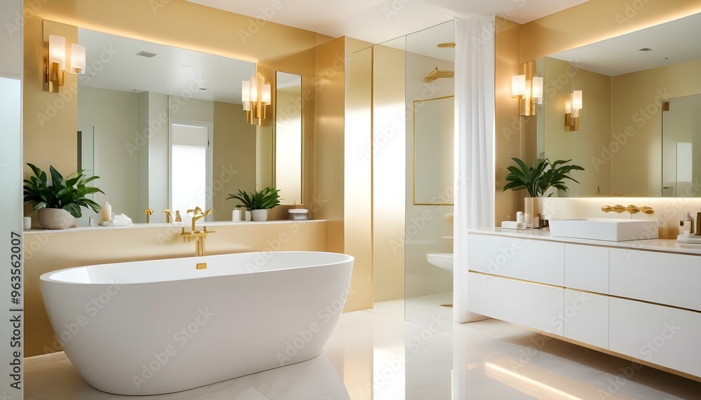 Photo interior modern design room 3d illustration Photo interior modern design room 3d illustration