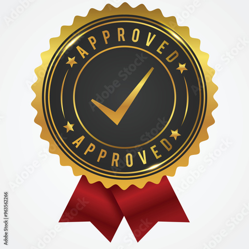 Approved Ribbon  in Golden Black Shade
