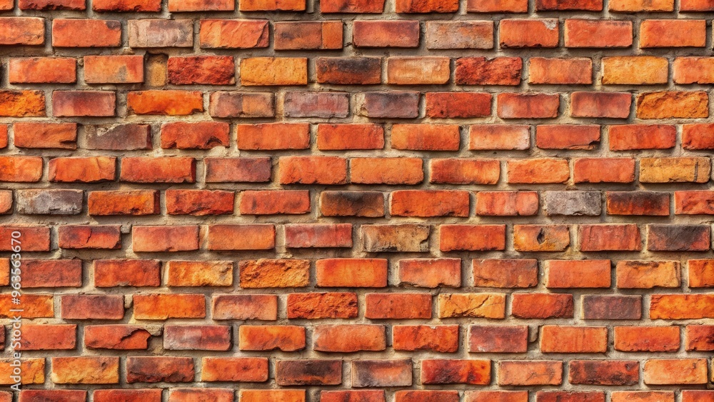 Seamless texture of an old red brick wall with traditional bricklaying design Seamless texture of an old red brick wall with traditional bricklaying design