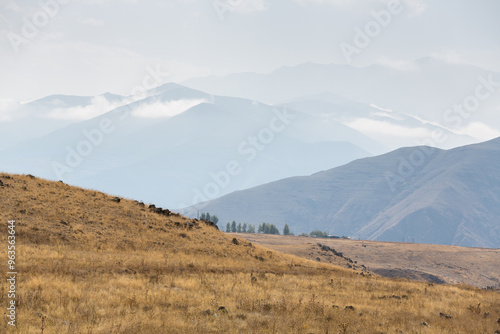 View of the mountains in Armenia