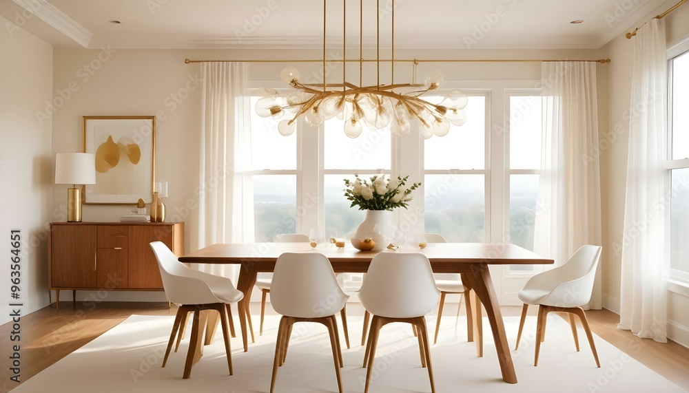 Fototapeta premium Photo interior modern design room 3d illustration