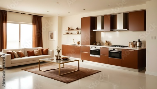 Wallpaper Mural Photo interior modern design room 3d illustration Torontodigital.ca