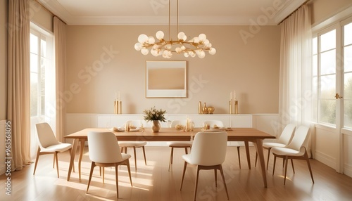 Wallpaper Mural Photo interior modern design room 3d illustration Torontodigital.ca