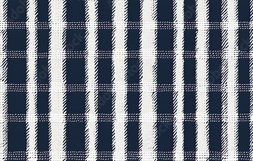 black and white plaid fabric texture