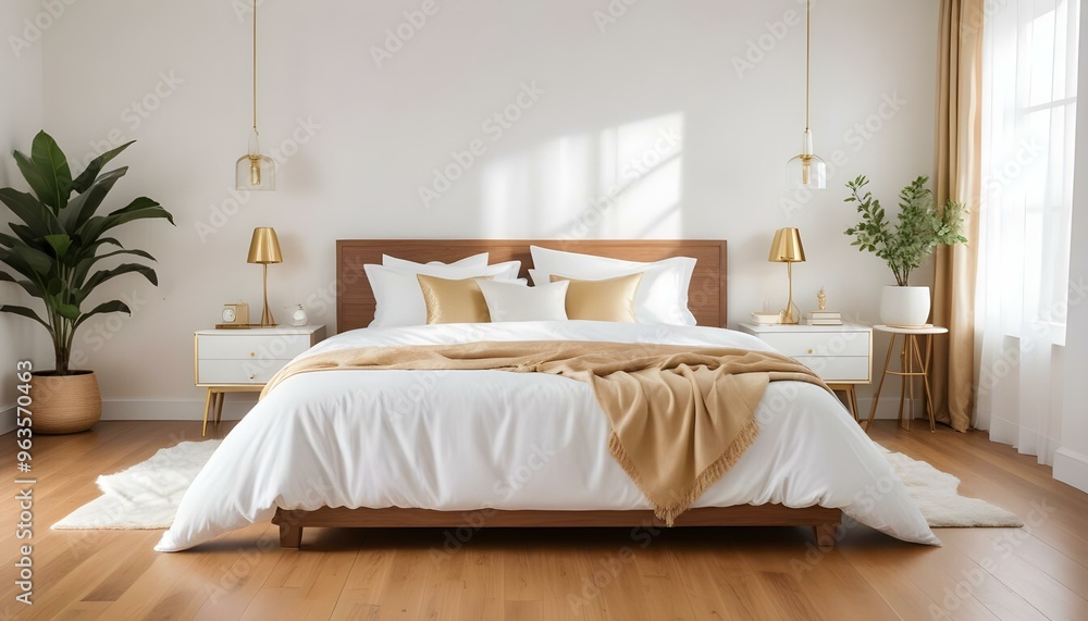 Photo interior modern design room 3d illustration Photo interior modern design room 3d illustration