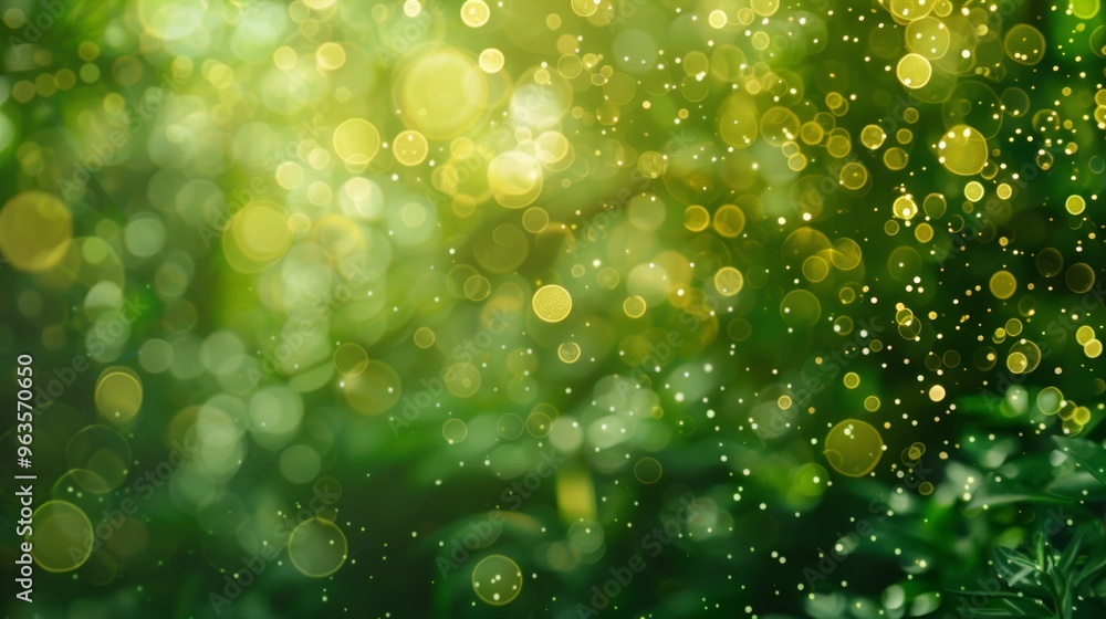 Natural Bokeh Background with Soft Green and Yellow Lights - Eco-Friendly, Nature-Themed Design Natural Bokeh Background with Soft Green and Yellow Lights - Eco-Friendly, Nature-Themed Design