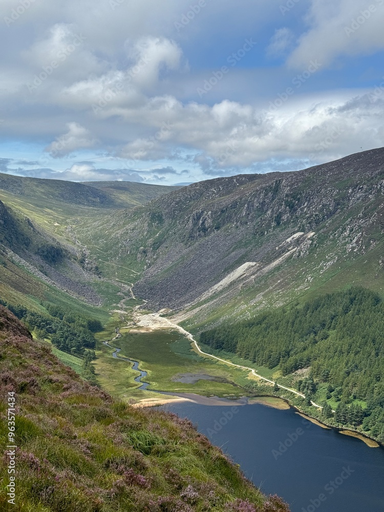 Fototapeta premium mountain river landscape