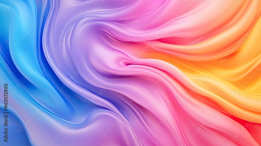 Vibrant abstract swirl of smooth colors blending beautifully, creating a dreamy and artistic background for inspiration. Vibrant abstract swirl of smooth colors blending beautifully, creating a dreamy and artistic background for inspiration.