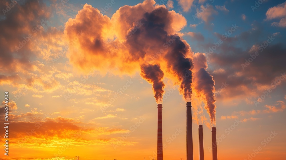 Obraz premium Our team develops innovative carbon capture methods to reduce greenhouse gas emissions and promote sustainability through efficient, ecofriendly filtration and storage solutions for a cleaner future