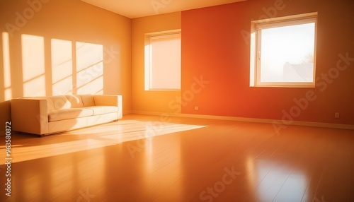 Photo interior modern design room 3d illustration