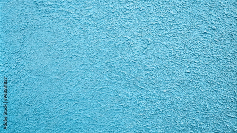 Light blue coating on a smooth cement wall with a modern aesthetic Light blue coating on a smooth cement wall with a modern aesthetic