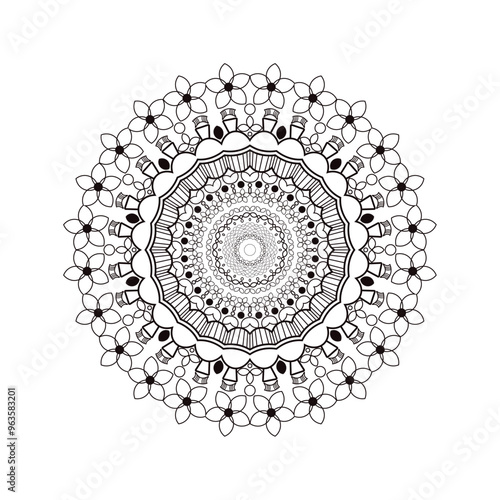 mandala art.     ornament, illustration, tattoo, ethnic, floral, drawing, Arabic,  csilhouette, print, arabesque, doodle, oriental, invitation, lace, ornate, graphic, outline, minimal,  geometric, photo