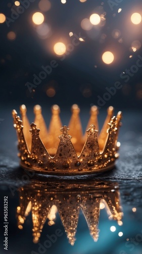 A crown of stars representing celestial power.