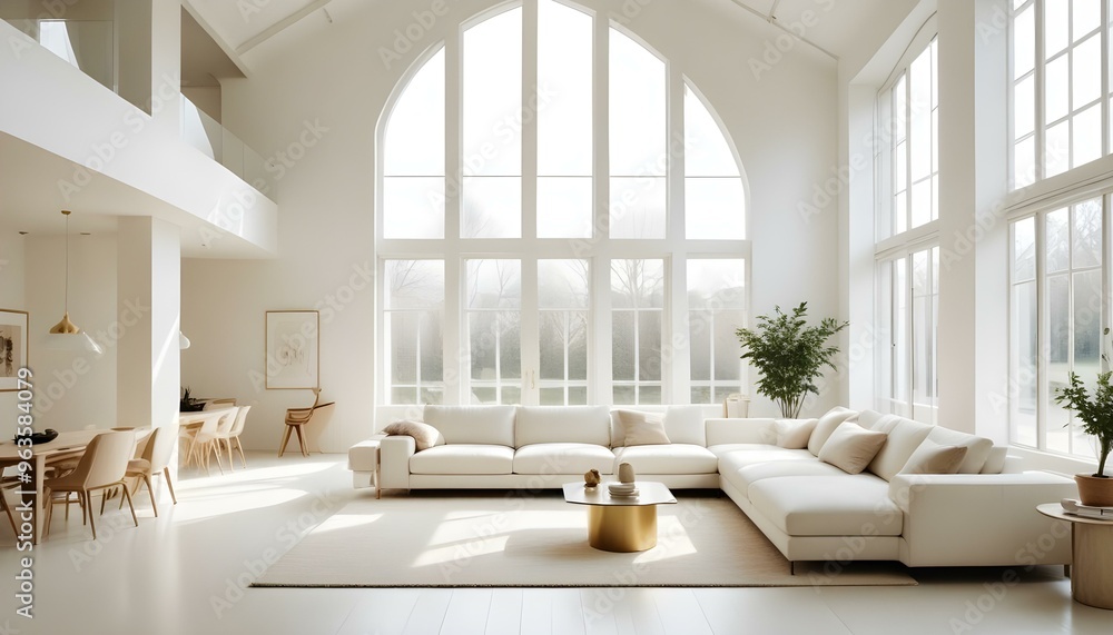 Photo interior modern design room 3d illustration Photo interior modern design room 3d illustration
