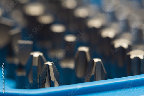 Socket wrench toolbox isolated on white background  photo