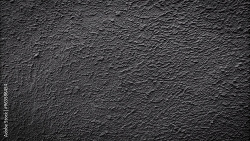 Cement wall painted black with rough lines texture, seamless background for design