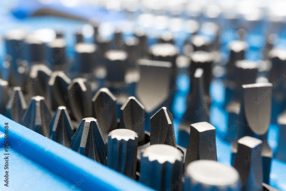 Obraz premium Socket wrench toolbox isolated on white background 