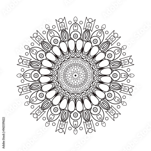 mandala art.     ornament, illustration, tattoo, ethnic, floral, drawing, Arabic,  csilhouette, print, arabesque, doodle, oriental, invitation, lace, ornate, graphic, outline, minimal,  geometric, photo