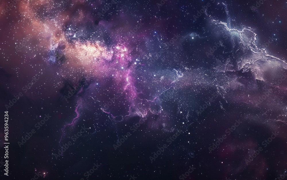 Fototapeta premium space galaxy background
