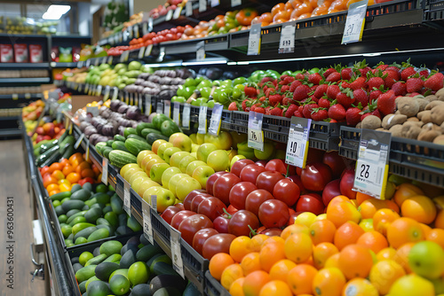 shopping in supermarket