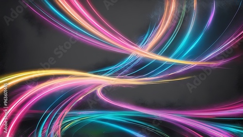 Abstract motion blur. Generative Ai.