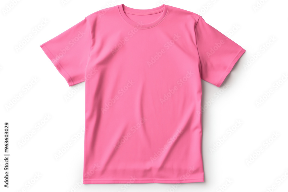 pink t-shirt template empty mockup for design and print, isolated on white background pink t-shirt template empty mockup for design and print, isolated on white background