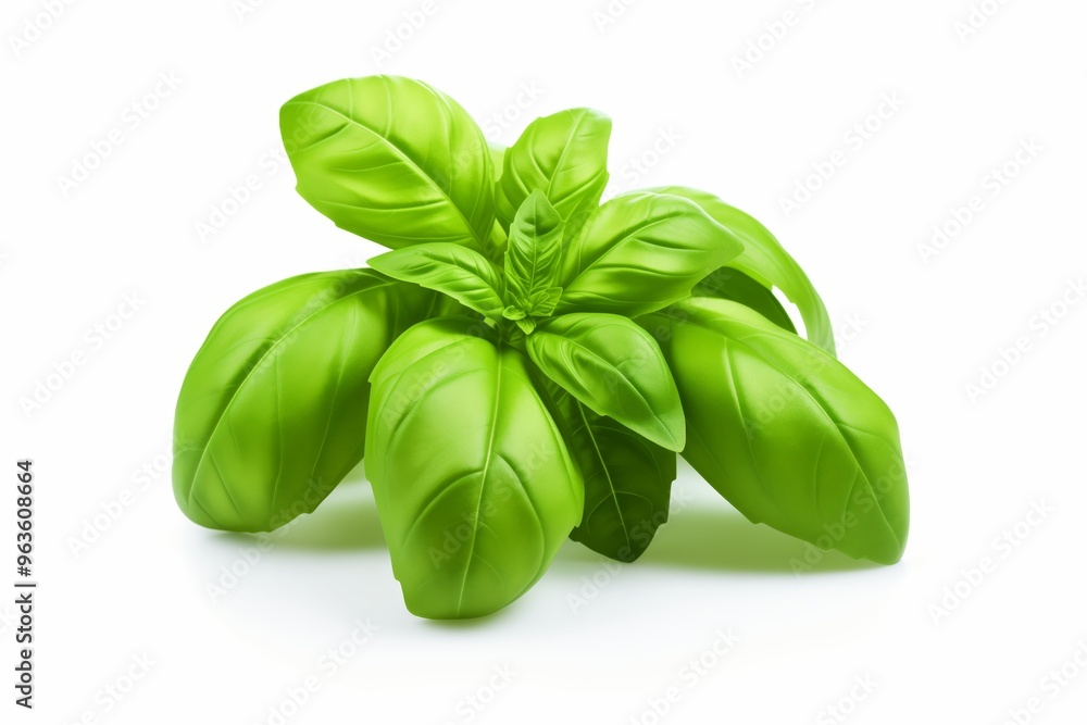 basil, isolated on white background, full depth of field basil, isolated on white background, full depth of field