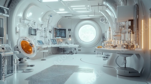 Futuristic Laboratory Interior