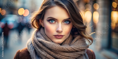 Wallpaper Mural portrait of a woman in the city Torontodigital.ca