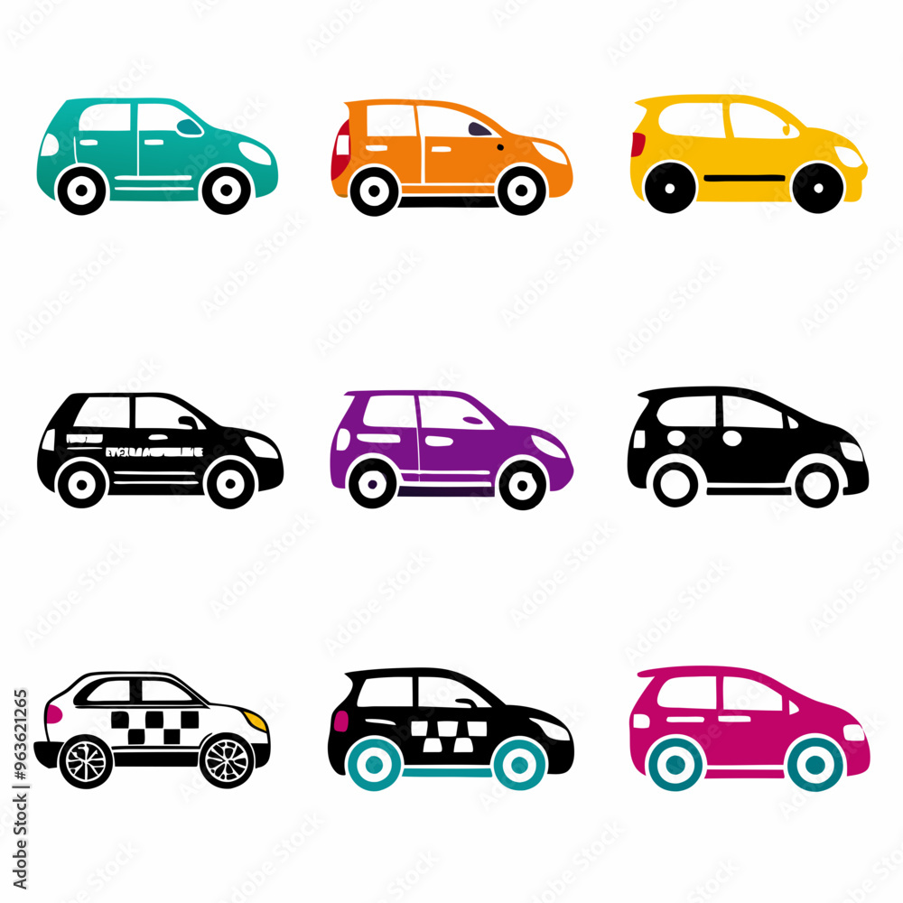 set of cars set of cars