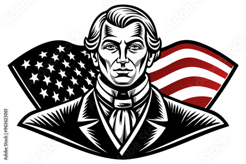Veterans Day, a mature man with intelligent, wise eyes, a patriot, a humanist, AI Generation