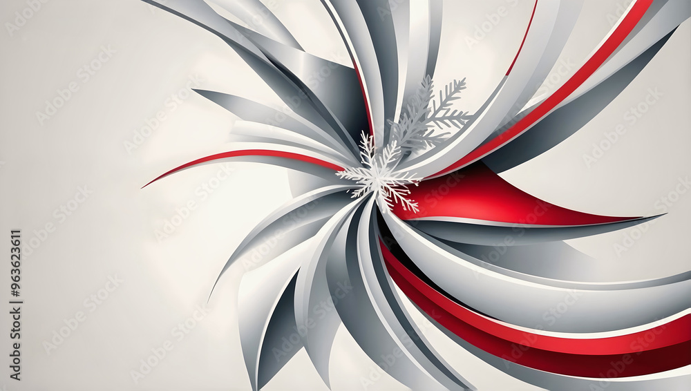 Modern abstract aesthetic background design, red white , art wallpaper, template, copy space area
