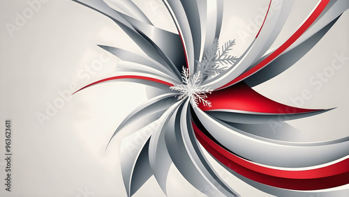 Obraz na płótnie Modern abstract aesthetic background design, red white , art wallpaper, template, copy space area w salonie