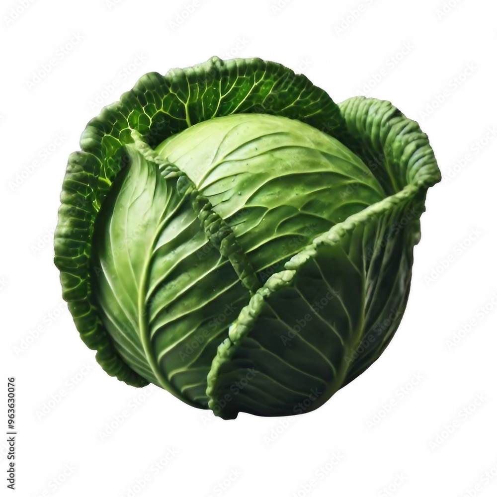 Fototapeta premium cabbage isolated on white background