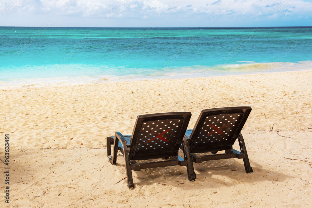 Tropical Caribbean beach, Dominican Republic Tropical Caribbean beach, Dominican Republic