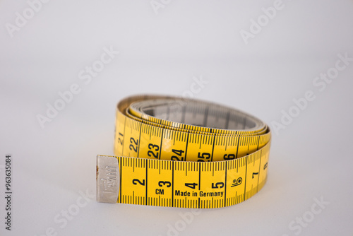 Measuring tape isolated on white